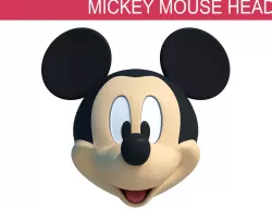 Mickey Mouse Head 3D model