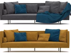Minotti torii sofa 3D model