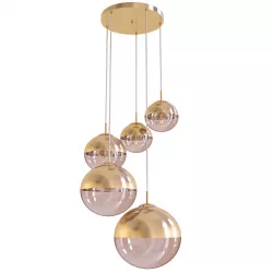 Mirror Ball Gold 5 3D model