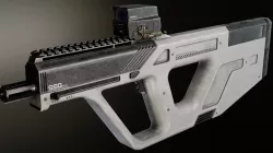Modern Minimalistic SMG Low-poly 3D model