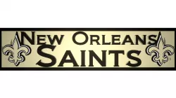 New Orleans Saints plate 3D model