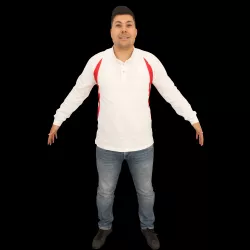 No454 - Casual Male A Pose 3D model