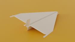 3d paper plane template 【 STLFinder