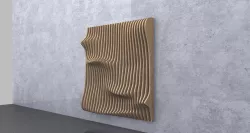 Parametric Wavy Wooden Panels 08 3D model
