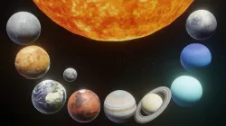Photorealistic Solar System Moon Included 2k Textures 3D Model 3D model