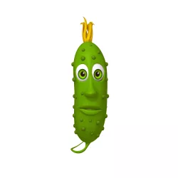 Pickle Cucumber Cartoon 3D model