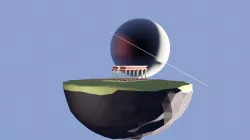 Planet Greece desert LowPoly Low-poly 3D model