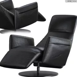 Poltrona Frau leather armchair 3D model