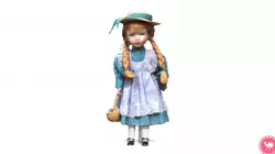 Porcelain Doll - Ginger Low-poly 3D model