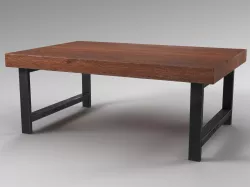 Pottery Barn - Griffin Reclaimed Wood Coffee Table 3D model