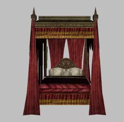 Princess bed 3D model