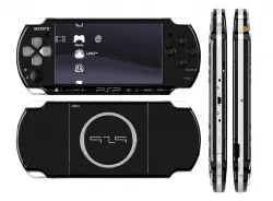 psp gaming console black  3D model