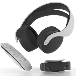 PULSE 3D wireless headset Media remote HD camera PlayStation5 3D model