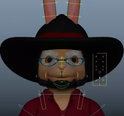 Rabbit Man Maya Rig 3D model