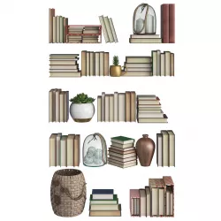 Retro Books 3D model