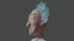 Rick    by   Rick and Morty  animation 3D model
