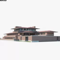 Robie House 3D model