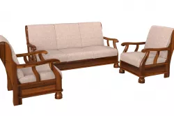 RoyalOak furniture Zita sofa armchair set 3D model