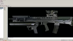 SA80-Launcher-Scope Low-poly 3D model