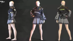 Sci-Fi Fantasy Wear - 58 Marvelous Designer and Clo3D 3D model