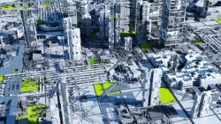 Sci-Fi Tech City 3D model