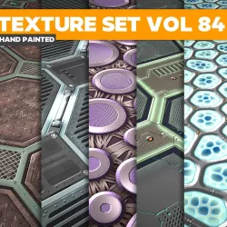 Scifi Vol 84 -  Game PBR Textures Texture