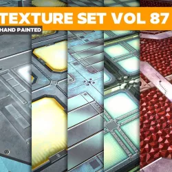 Scifi Vol 87 -  Game PBR Textures Texture