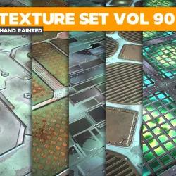 Scifi Vol 90 -  Game PBR Textures Texture