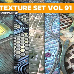 Scifi Vol 91 -  Game PBR Textures Texture