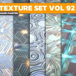 Scifi Vol 92 -  Game PBR Textures Texture