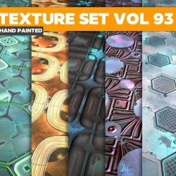 Scifi Vol 93 -  Game PBR Textures Texture