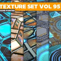 Scifi Vol 95  -  Game PBR Textures Texture