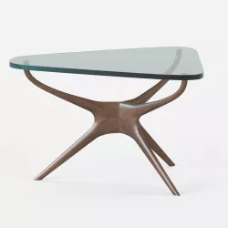 Sculpted End Table by Vladimir Kagan  3D model