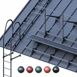 Seam roofing and security system 3D model