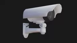 Security Camera Low-poly 3D model