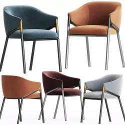 Segis Hammer Dining Chair 3D model