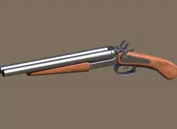 Short shotgun 3D model