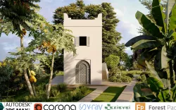 Singapore plants - Include GrowFX and Mesh file  3D model