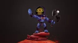 SKELETOR Low-poly 3D model