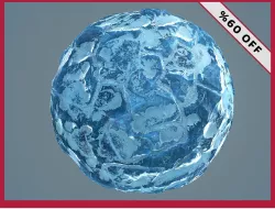 Snow Ice Glacier Seamless PBR Texture Texture