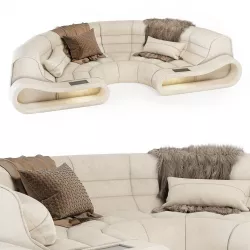 Sofa Dreams Semicircle 3D model