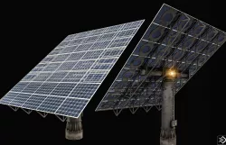 Solar panel Low-poly 3D model