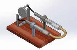 sterling engine  3D model