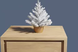 Table Christmas tree 30 cm 3D model