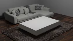 Table Low-poly 3D model