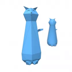 Tall kind cat lamp 3D model