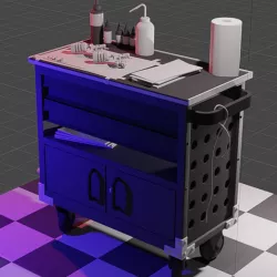 Tattoo Kit toolbox 3D model