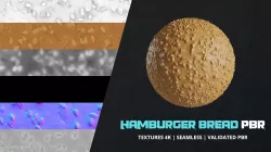 Textures Food Hamburger Bread 4k Pbr - 08 Texture