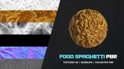 Textures Food Spaghetti 4k Pbr - 16bit - 014 Texture