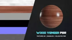 Textures Wood Veneer 4k Pbr - 16bit - 05 Texture